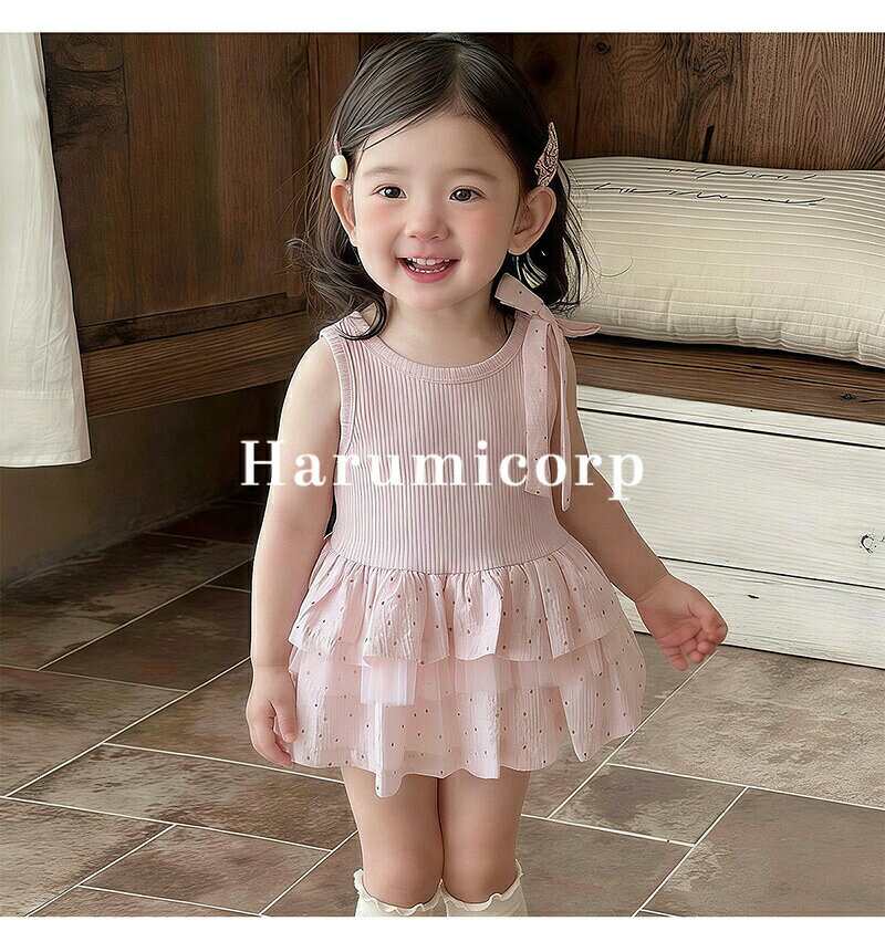 ベビー服 ワンピース 女の子 韓国子ども服 ワンピース キッズ 子供服 春 夏 おしゃ...