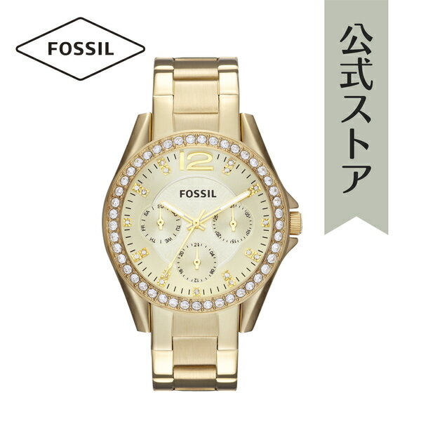 腕時計 レディース フォッシル アナログ 時計 ゴールド ステンレス RILEY ES3203 FOSSIL 公式 ブランド ビジネス 防水 誕生日 プレゼント 記念日 ギフト その1