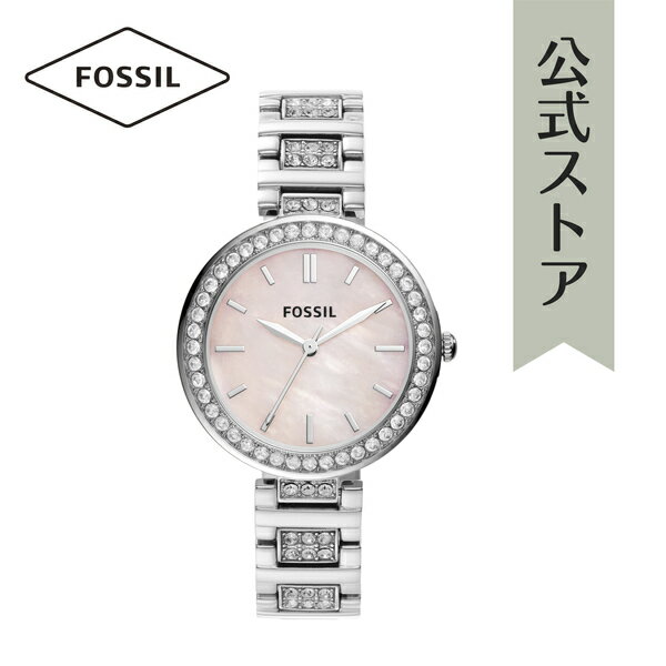 フォッシル 【50% OFF】腕時計 レディース フォッシル アナログ 時計 シルバー ステンレス KARLI BQ3182 FOSSIL 公式 VD ブランド ビジネス 防水 誕生日 プレゼント 記念日 ギフト