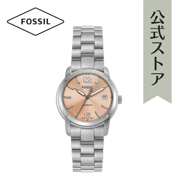 楽天FOSSIL フォッシル公式ストア【30％OFF】フォッシル 腕時計 アナログ 自動巻き レディース シルバー ステンレススチール FOSSIL HERITAGE ME3247 2023 春 ME3247 FOSSIL 公式 ブランド ビジネス 防水 誕生日 プレゼント 記念日 ギフト