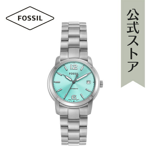 楽天FOSSIL フォッシル公式ストア【30％OFF】フォッシル 腕時計 アナログ 自動巻き レディース シルバー ステンレススチール FOSSIL HERITAGE ME3245 2023 春 ME3245 FOSSIL 公式 ブランド ビジネス 防水 誕生日 プレゼント 記念日 ギフト