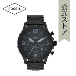 フォッシル 腕時計 アナログ メンズ ブラック ステンレススチール NATE JR1401 2012 秋 FOSSIL 公式