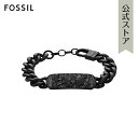 【新生活セール/10%OFF】【フォッシル×ディズニー】アクセサリー BRACELET メンズ ブラック ステンレススチール JEWELRY JF04620001 2023 冬 FOSSIL 公式