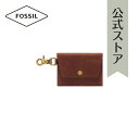 フォッシル 財布 メンズ 【GWセール/50%OFF】フォッシル カードケース メンズ ブラウン レザー TRAVEL SML1873210 2023 秋 FOSSIL 公式