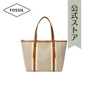 【お買い物マラソン/10倍ポイント】【50%OFF】フォッシル トート レディース ライトブラウン キャンバス/コットン CARLIE ZB1859248 2023 春 FOSSIL 公式