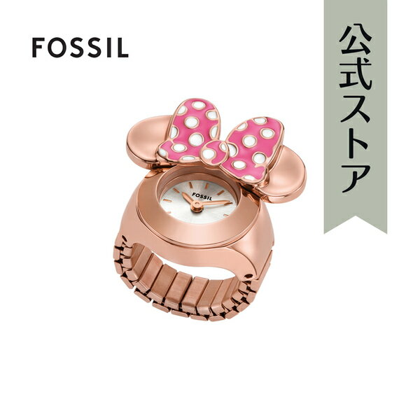 【数量限定｜ディズニー× フォッシル】 腕時計 リングウォッチ アナログ クォーツ レディース ローズゴールド ステンレススチール MICKEY AND FRIENDS LE1189 2024 春 Fossilのサムネイル