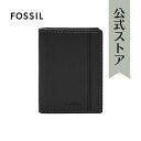 フォッシル 財布 メンズ フォッシル レザー Wallet メンズ ブラック レザー Liam SML1883001 2024 春