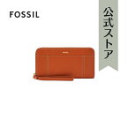 フォッシル レザー Clutch レディース レッド レザー Jori SWL3008619 2024 春