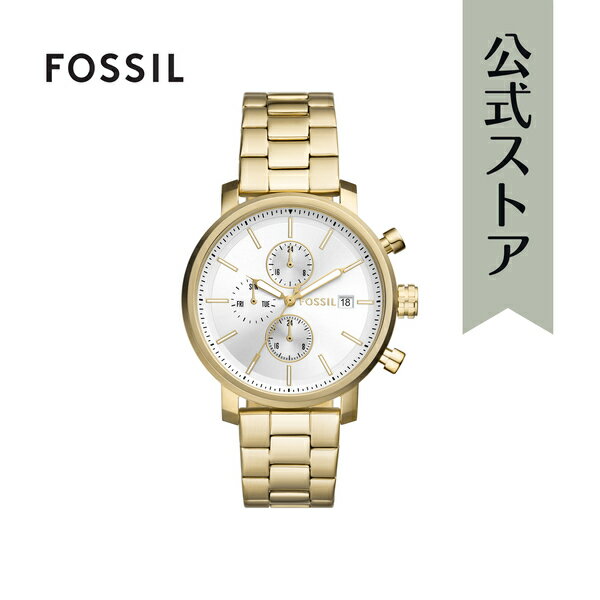 楽天FOSSIL フォッシル公式ストアフォッシル 腕時計 アナログ クオーツ メンズ ゴールド ステンレススチール Rhett BQ2852 2024 春