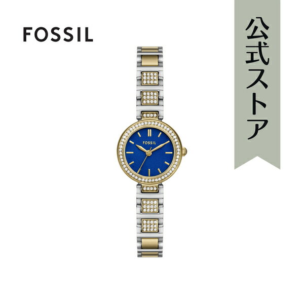 楽天FOSSIL フォッシル公式ストアフォッシル 腕時計 アナログ クオーツ レディース ツートン ステンレススチール Karli BQ3941 2024 春