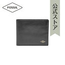 フォッシル 財布 メンズ フォッシル 財布 二つ折り メンズ ブラック レザー／レザー RYAN ML3729001 2016 冬 FOSSIL 公式