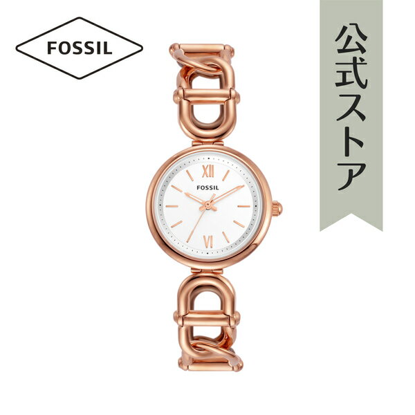 フォッシル フォッシル 腕時計 アナログ クォーツ レディース ローズゴールド ステンレススチール CARLIE ES5273 2023 夏 FOSSIL 公式