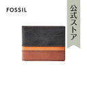 フォッシル 財布 メンズ フォッシル 財布 二つ折り メンズ ブラック RFID EASTON SML1434016 2017 秋 FOSSIL 公式