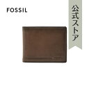 フォッシル 財布 メンズ 【30%OFF】フォッシル 財布 二つ折り メンズ ブラウン RFID ALLEN SML1547201 2017 秋 FOSSIL 公式