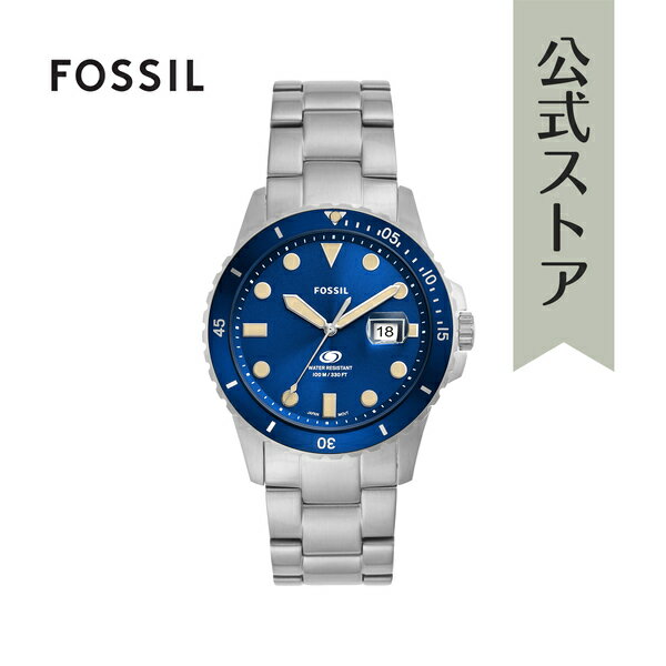 フォッシル 【30%OFF】フォッシル 腕時計 アナログ　クォーツ FOSSIL BLUE DIVE メンズ ステンレススチール シルバー FS5949 2022 秋 FOSSIL 公式