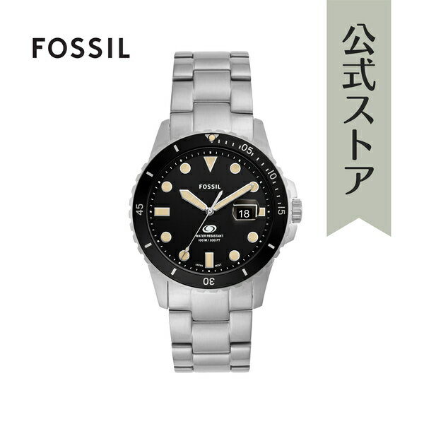 フォッシル 腕時計（メンズ） 【楽天スーパーSALE/70%OFF】フォッシル 腕時計 アナログ　クォーツ FOSSIL BLUE DIVE メンズ ステンレススチール シルバー FS5952 2022 秋 FOSSIL 公式