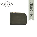 【GWセール/50%OFF】フォッシル カードケース メンズ オリーブ レザー ALLEN SML1861308 2023 秋 FOSSIL 公式