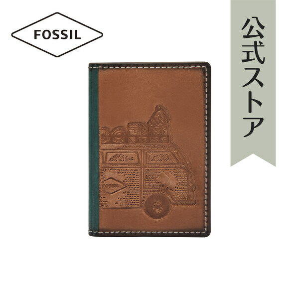 フォッシル バイフォールド メンズ ノベルティ レザー JOURNEE SML1869210 2023 秋 FOSSIL 公式