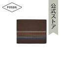 フォッシル トラベラー メンズ ダークブラウン レザー CILLIAN SML1871905 2023 秋 FOSSIL 公式