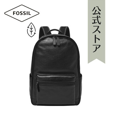 フォッシル リュックサック・バックパック バッグ メンズ ブラック エコレザー/エコレザートリム BUCKNER MBG9465001 2023 春 FOSSIL 公式