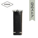 【楽天スーパーSALE/20倍ポイント】フォッシル マネークリップ メンズ ブラック エコレザー／エコレザートリム GIFT MLG0781001 2023 春 FOSSIL 公式