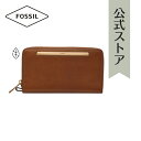 フォッシル 長財布 レディース ブラウン エコレザー／ポリウレタントリム LIZA SL7878G200 2023 春 FOSSIL 公式