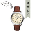 フォッシル 【GWセール/50%OFF】フォッシル 腕時計 アナログ 自動巻き メンズ ブラウン プロプラネットレザー FOSSIL HERITAGE ME3221 2022 秋 FOSSIL 公式 ブランド ビジネス 防水 誕生日 プレゼント 記念日 ギフト