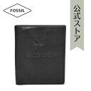 フォッシル パスポートケース メンズ ブラック ポリエステル PASSPORT CASE MLG0358001 2016 春 FOSSIL 公式 1