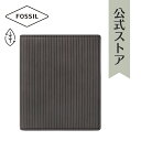 【新生活セール/70%OFF】 フォッシル パスポートケース メンズ グレー REPREVE&reg 再生ポリウレタントリム PASSPORT MLG0749109 2022 春 FOSSIL 公式