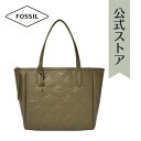 【50%OFF】 フォッシル トートバッグ バッグ 斜め掛け 2WAY レディース グリーン 再生ポリエステル SYDNEY SHB2818376 2021 秋 FOSSIL 公式