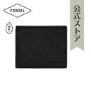 フォッシル 財布 メンズ フォッシル 財布 二つ折り メンズ スレートブラック レザー／レザー STEVEN ML4521019 2022 秋 FOSSIL 公式