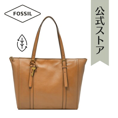 【スーパーSALE/50%OFF+P20倍】フォッシル トートバッグ バッグ レディース キャメル エコレザー/ポリウレタン CARLIE ZB1773235 2022 秋 FOSSIL 公式