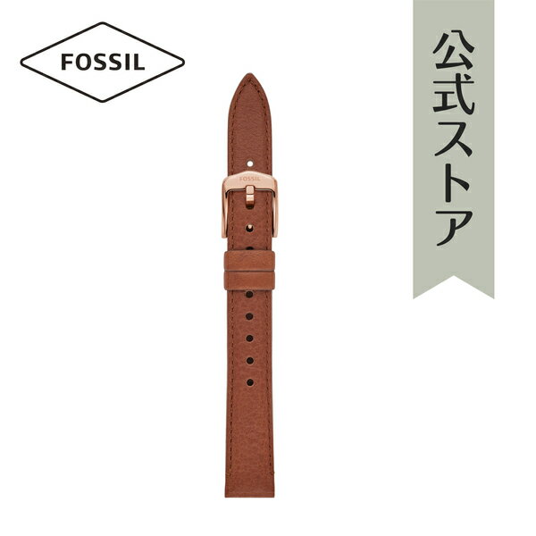 フォッシル フォッシル 腕時計 ベルト レディース 14mm レザー 時計 バンド 交換 ブラウン S141213 FOSSIL 公式