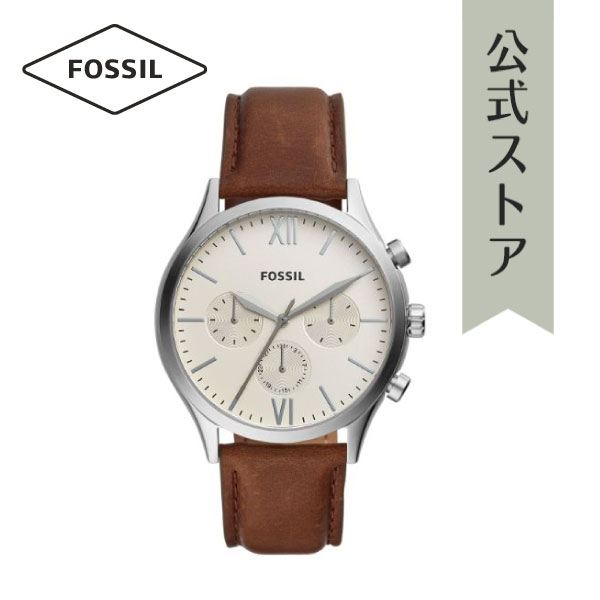 フォッシル 腕時計（メンズ） 腕時計 メンズ フォッシル アナログ 時計 ブラウン レザー FENMORE MIDSIZE BQ2363 FOSSIL 公式 VD ブランド ビジネス 防水 誕生日 プレゼント 記念日 ギフト