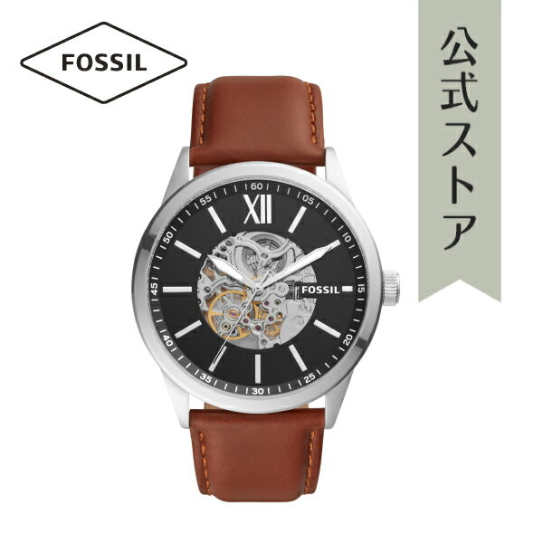 フォッシル 腕時計（メンズ） 【30%OFF】 フォッシル 腕時計 自動巻き メンズ FOSSIL 時計 BQ2386 FLYNN 公式 ブランド ビジネス 防水 誕生日 プレゼント 記念日 ギフト