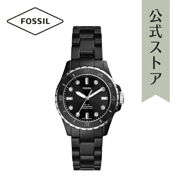 フォッシル フォッシル 腕時計 アナログ レディース FOSSIL 時計 ブラック CE1108 FB-01 公式 ブランド ビジネス 防水 誕生日 プレゼント 記念日 ギフト