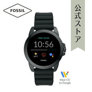 フォッシル スマートウォッチ メンズ ジェネレーション5E タッチスクリーン 腕時計 シリコン ブラック GEN5E SMARTWATCH FTW4047 FOSSIL 公式 VD ブランド 心拍 健康管理 着信通知 音楽制御 生活 防水