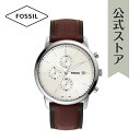 フォッシル 腕時計 アナログ ブラウン メンズ FOSSIL 時計 FS5849 MINIMALIST CHRONO 公式 ブランド ビジネス 防水 誕生日 プレゼント 記念日 ギフト その1