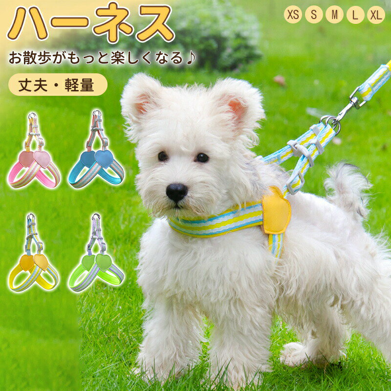 中型犬 犬 メッシュ おしゃれ 散歩 リード セット 超大型犬 持ちやすい 通気性 犬ハーネス 大型犬 脱げ..