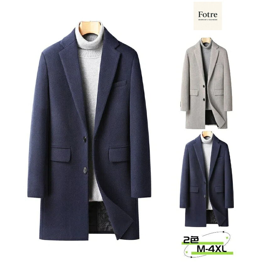 ウールコート アメカジ 防寒着 暖かい アウター メンズ 長袖 シングルブレスト ライナー付き カジュアル ウール 冬服 厚地 中綿ライナー ビジネス チェスターコート ジャケット ロングコート ビジネスコート トレンチコート