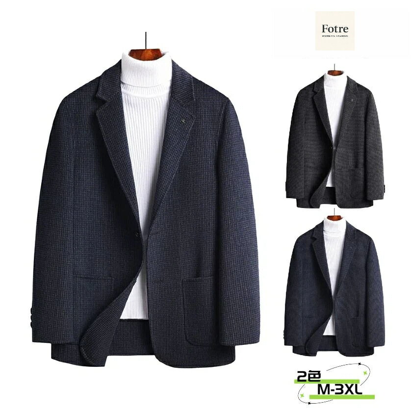 乐天商城 - ウールコート 49%ウール 防寒着 冬服 無地 ビジネス 冬 スーツ 秋冬 カジュアル チェック柄 アメカジ シングルブレスト アウター メンズ ミドル丈 着回し メンズ 長袖 暖か チェスターコート ジャケット ハーフコート ジャケット トレンチコート コート