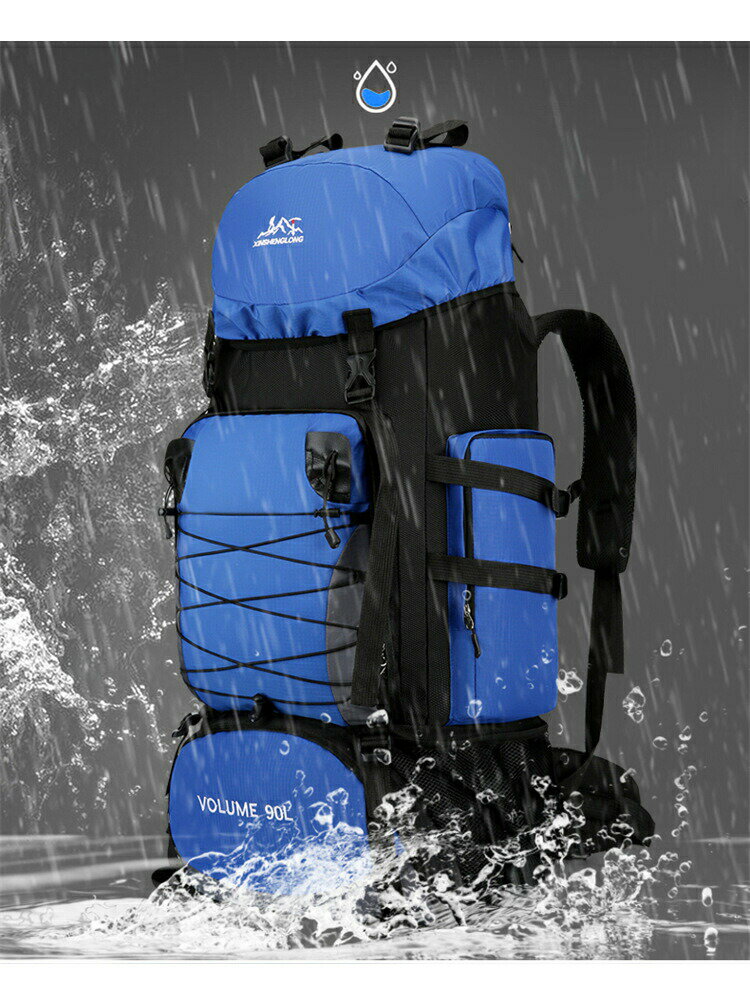 リュック ハイキング 防災 防水 スポーツ 耐震 雨対策 90L レディース 防災 多機能 旅行 大容量 バックパック 登山 メンズ サック キャンプ 耐久性優れ 大容量 アウトドアバッグ リュック 登山用バッグ リュックサック リュック?バックパックキャンプ 3
