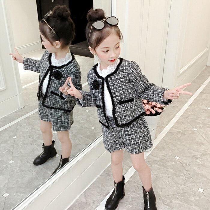 Rakuten - 子供スーツ 上下セット 女の子 結婚式 110 フォーマル 卒業式 子供用 発表会 120 100 入学式 90 卒園式 入園式 七五三 130