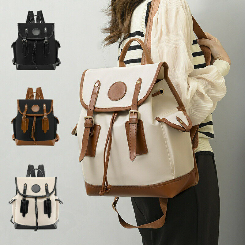 リュックサック 撥水 女子 2way 通学 りゅっくタッセル 可愛い オシャレ 入学式 フリンジ コンパクト レディース ワンショルダー フラップ カジュアル ポーチ付き 巾着 PUレザー バックパック デイパック リュック ショルダーバッグ バッグインバッグ