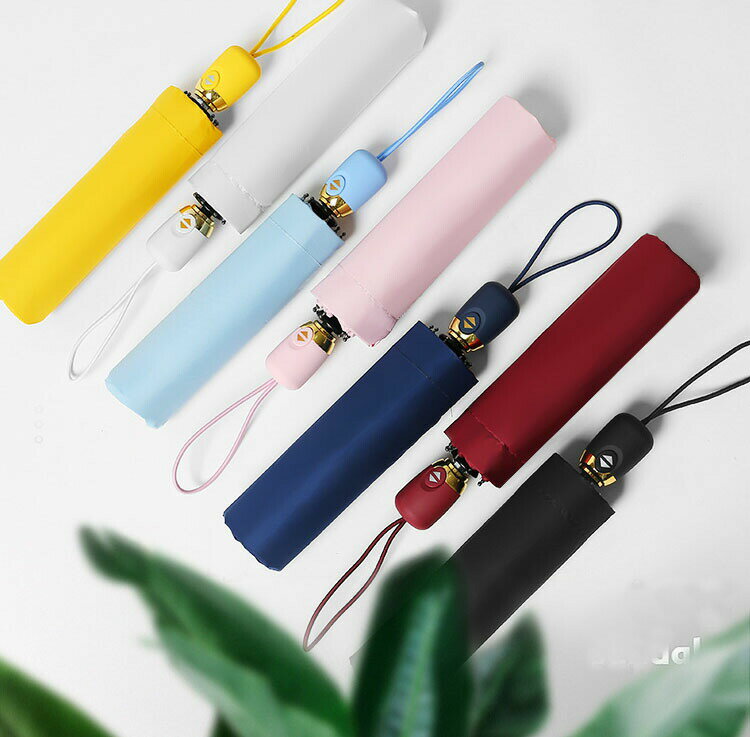 Rakuten - 傘 折りたたみ傘 8本骨 直径98cm【全7色】無地 傘　軽量 晴雨兼用傘 自動開閉 大きい コンパクト ワンタッチ自動開閉 丈夫 梅雨大雨豪雨台風対策 耐久性 頑丈 しっかり 撥水 耐風