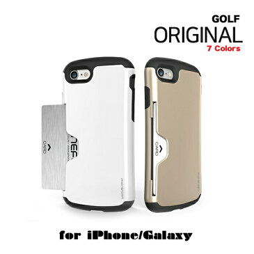 iphone8 ケース カード収納 背面 韓国 PHONEFOAM Golf Original カードケース【送料無料】機種選択 iPhoneXS iphonexs iPhone7ケース iPhone7Plusケース Galaxy S8ケース Galaxy S7 galaxys8+ iPhone8 iPhone8Plus ケース iPhone6s ケース SC-02J SC-02H