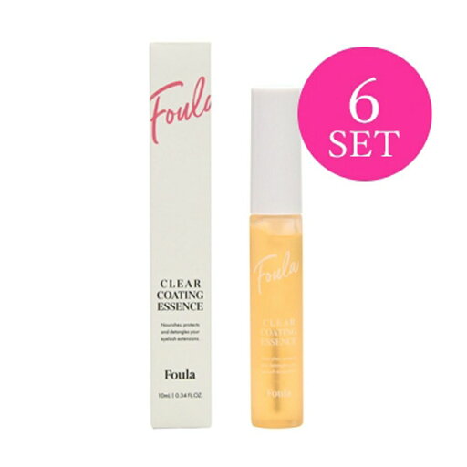 【Foula】クリアコーティングマスカラ美容液 10ml 6本セット 【Foula】クリアコーティングマスカラ美容液 10ml 6本セット