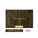 【Miss eye d'or】フラットマットラッシュディープオリーブ JCカール 0.15mm サイズMix