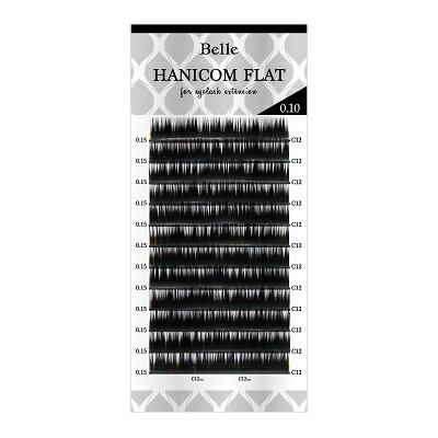 【Belle】HANICOM FLAT Jカール 0.10mm×10mm