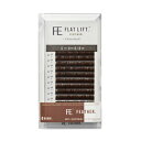 【RLASH】FLAT LIFT FEATHER BROWN JCカール 0.15mm 7-15mm サイズMix